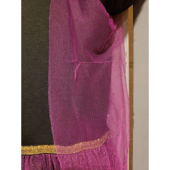 Disney Frozen II Exclusive Anna Cosplay Dress With Cape- Size L/ 10-12 - Picture 7 of 7